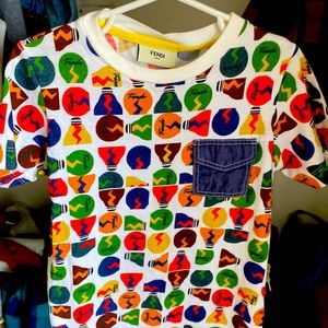 Toddler boys Fendi shirt , gently used